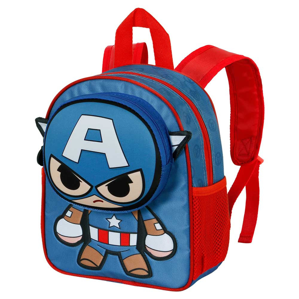 Mochila para o jardim de infância Kawaii do Capitão América