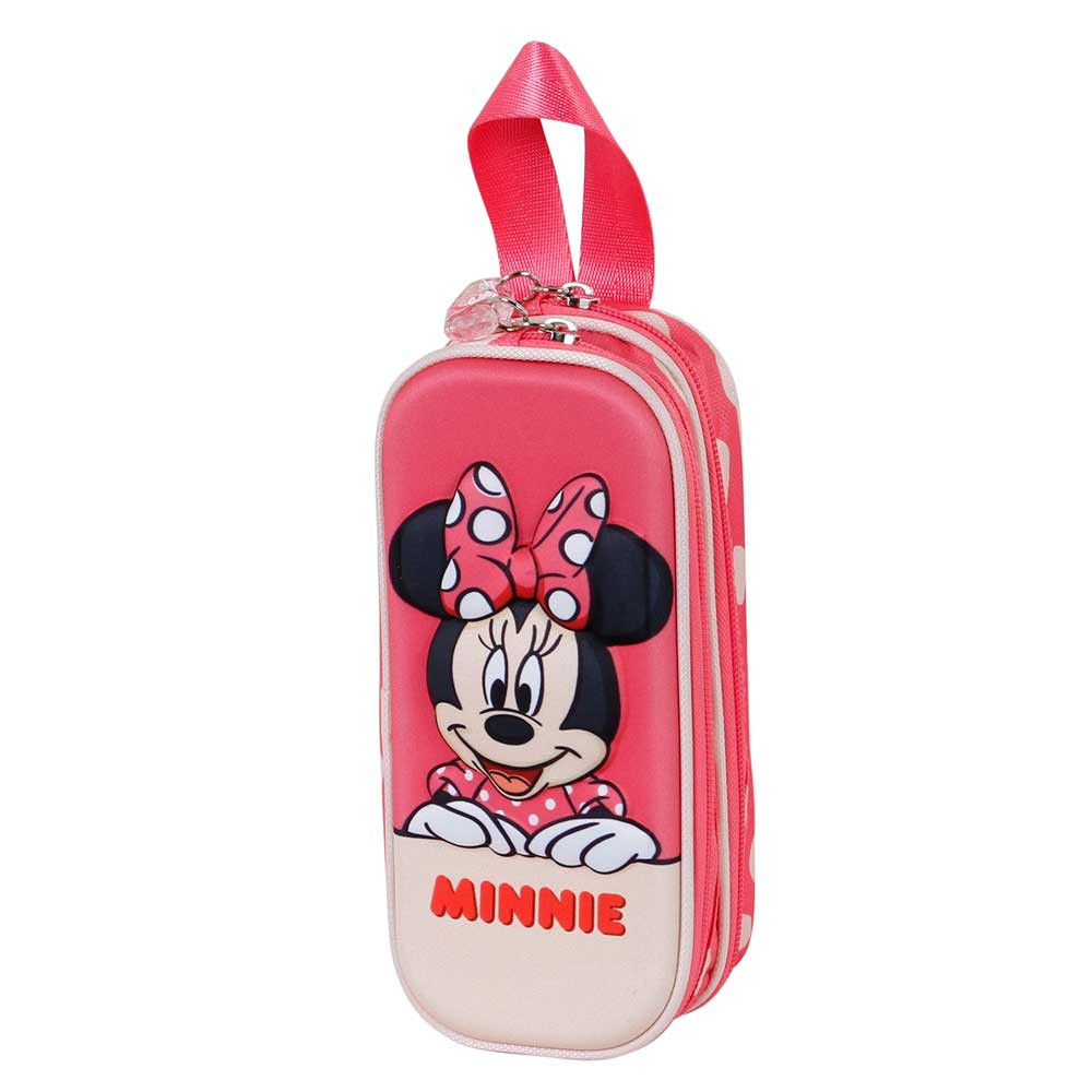 Estojo de lápis cor-de-rosa da Minnie Mouse