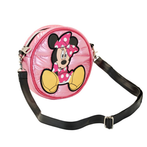 Mala de ombro cor-de-rosa da Minnie Mouse