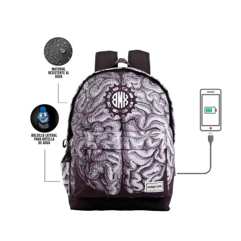 Mochila Brain Urban Style Cinzento