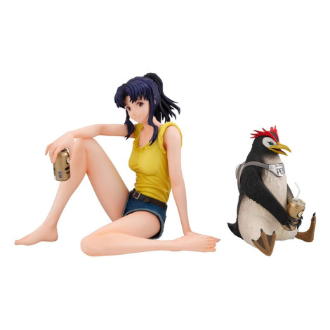 Evangelion Misato Katsuragi e Caneta Caneta Figura