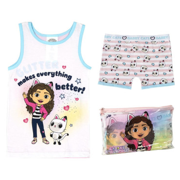 CONJUNTO DE PIJAMA DE CAMISOLA SIMPLES DA GABBY'S DOLLHOUSE