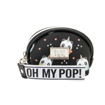 Porta-moedas preto Pandicórnio Oh My Pop!