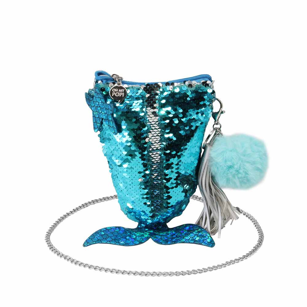 Bolsa de ombro azul Oh My Pop! Mermaid