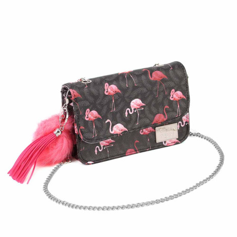 Bolsa de ombro Oh My Pop! Flamingos