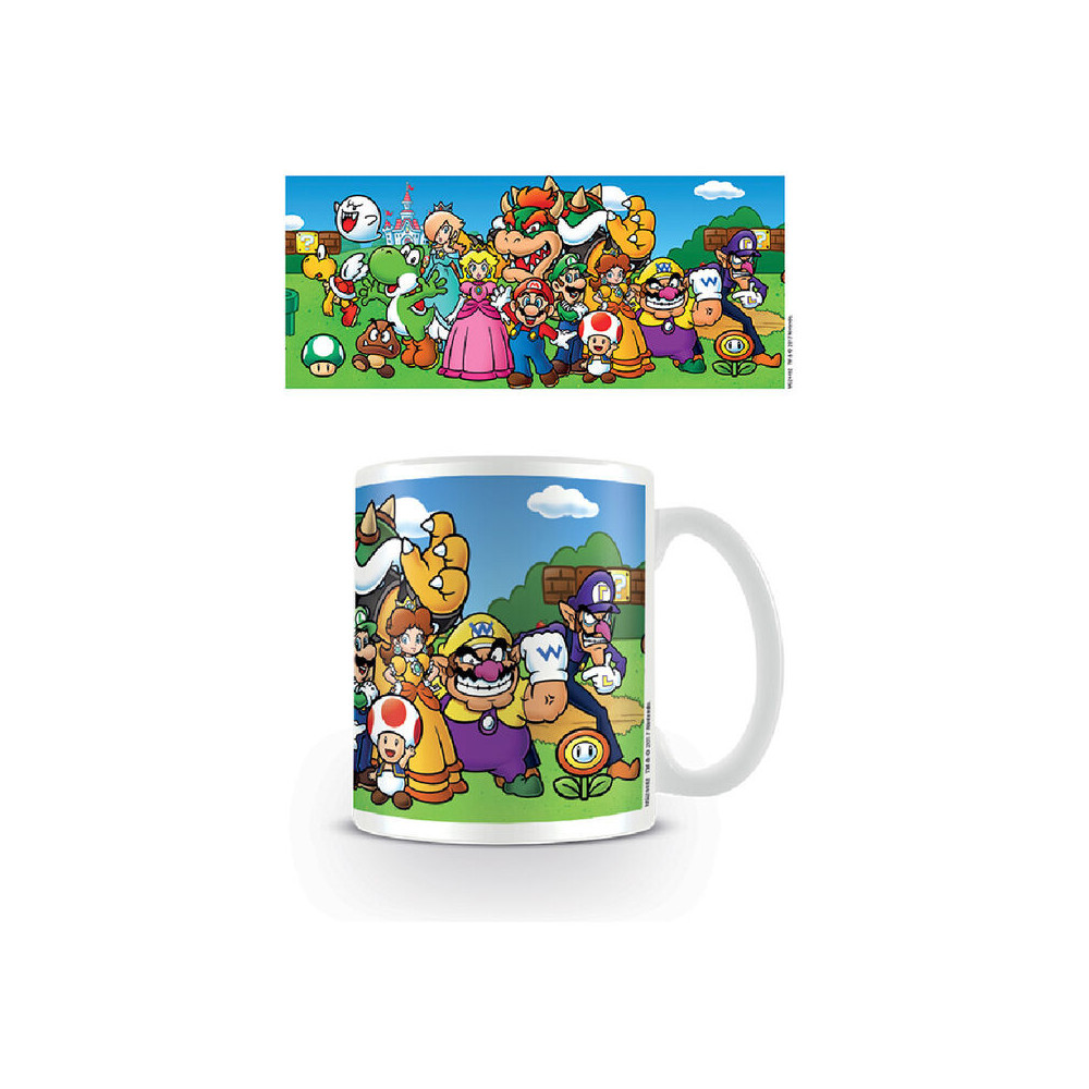 Caneca de personagens Super Mario