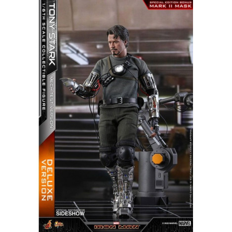 Tony Stark Mech Test Figure Iron Man Deluxe Ed.