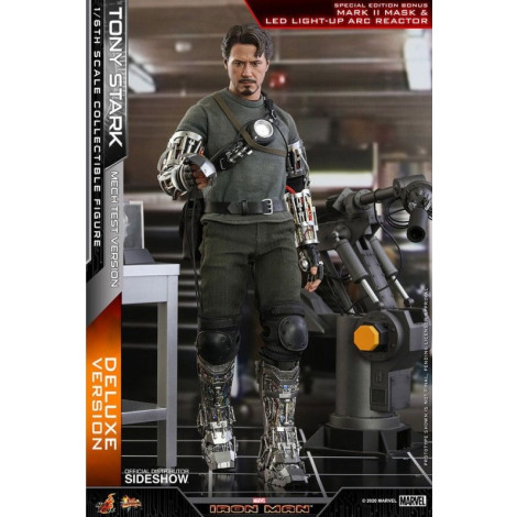 Tony Stark Mech Test Figure Iron Man Deluxe Ed.