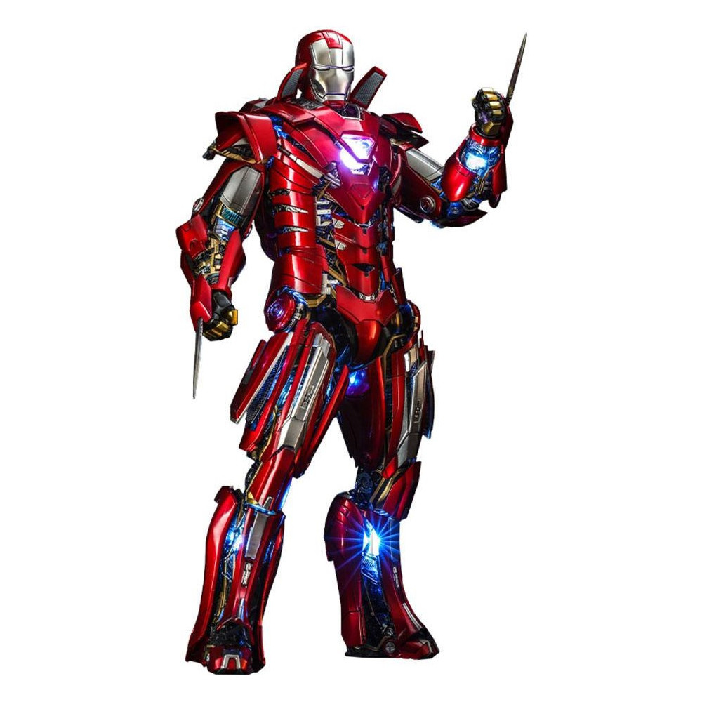 Figura Iron Man 3 Centurião de prata 32 cm