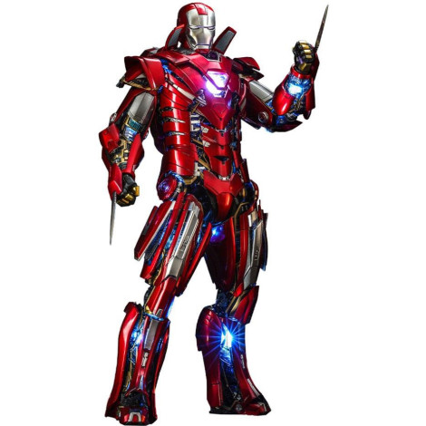 Figura Iron Man 3 Centurião de prata 32 cm