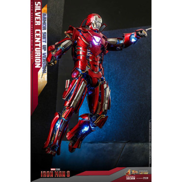 Figura Iron Man 3 Centurião de prata 32 cm