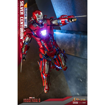 Figura Iron Man 3 Centurião de prata 32 cm