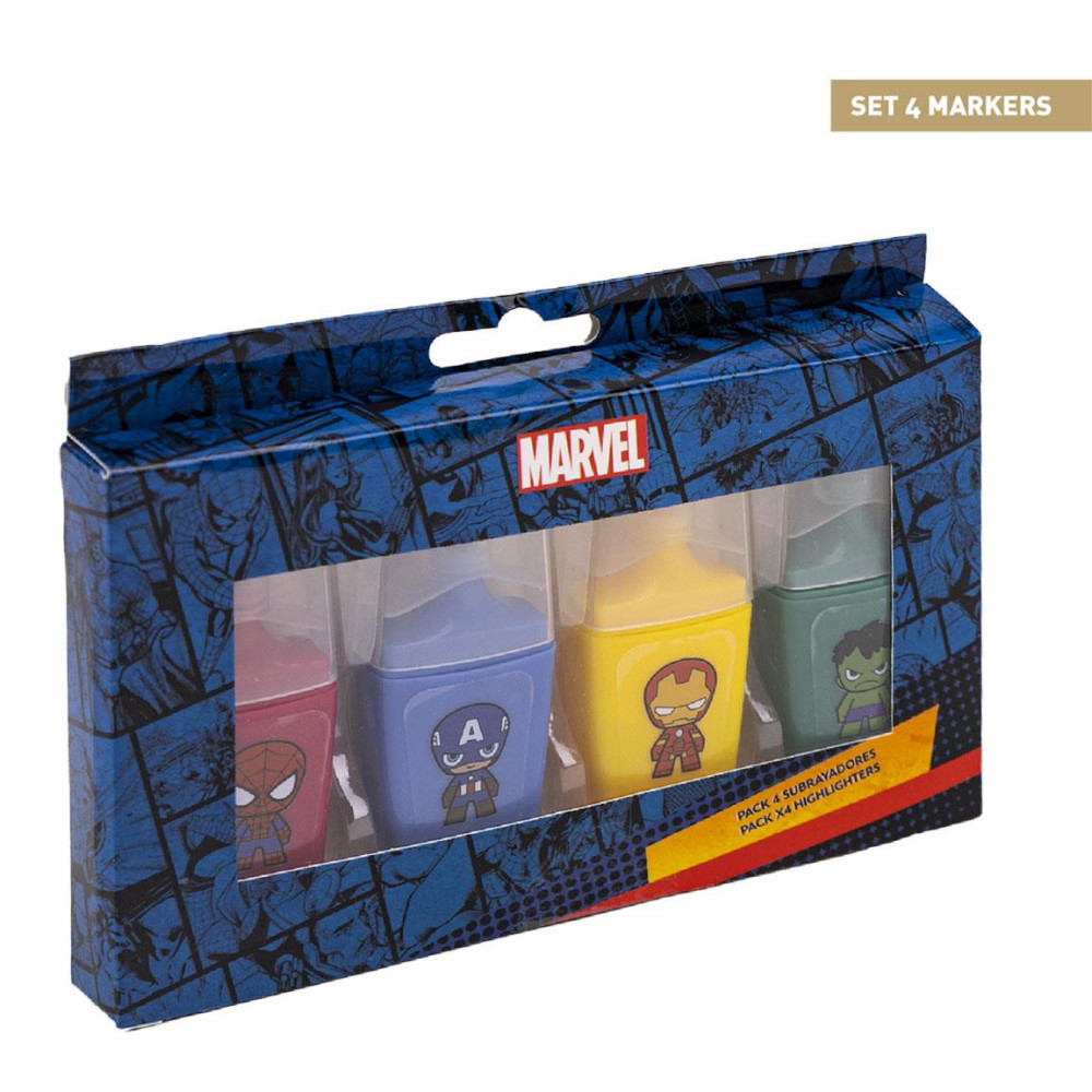 Conjunto de 4 marcadores Avengers