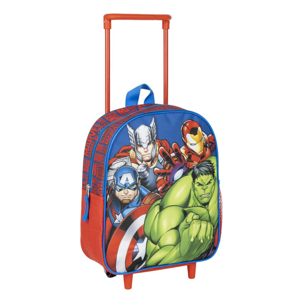 MOCHILA INFANTIL TROLLEY ESCOLAR AVENGERS