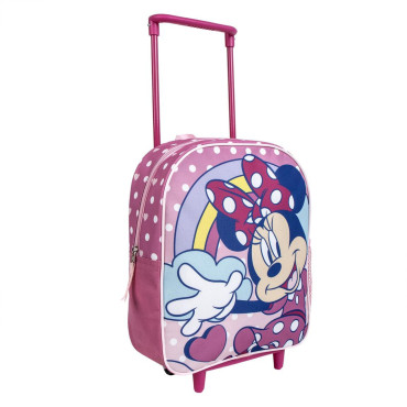 MOCHILA INFANTIL TROLLEY ESCOLAR MINNIE