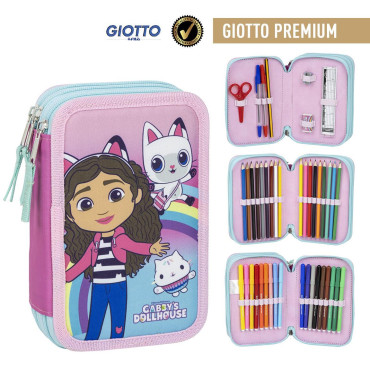 PLUMIER CON ACCESORIOS GIOTTO GABBY´S DOLLHOUSE