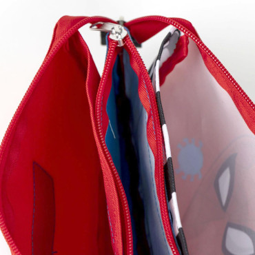 ESTUCHE PORTATODO 3 COMPARTIMENTOS SPIDERMAN