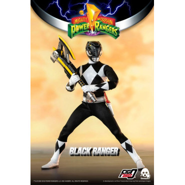 Ranger Preto Mighty Morphin Mighty Morphin Power Rangers 30 cm Figura FigZero