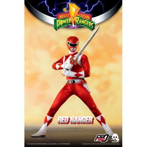 Ranger Vermelho Mighty Morphin Mighty Morphin Power Rangers 30 cm FigZero Figura