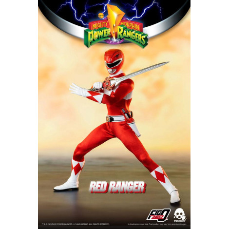 Ranger Vermelho Mighty Morphin Mighty Morphin Power Rangers 30 cm FigZero Figura