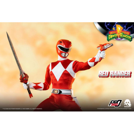 Ranger Vermelho Mighty Morphin Mighty Morphin Power Rangers 30 cm FigZero Figura