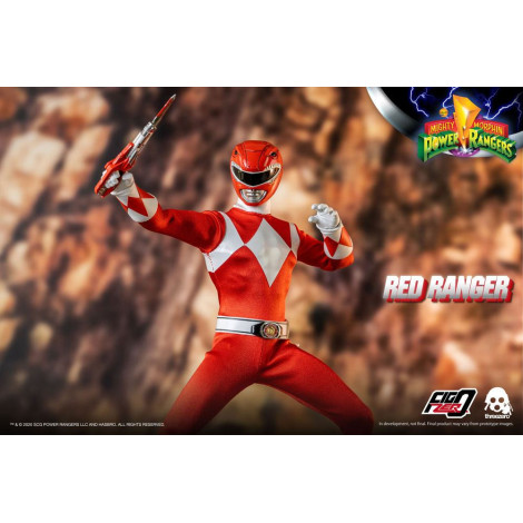 Ranger Vermelho Mighty Morphin Mighty Morphin Power Rangers 30 cm FigZero Figura