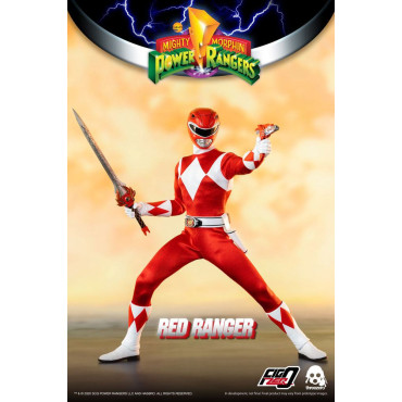 Ranger Vermelho Mighty Morphin Mighty Morphin Power Rangers 30 cm FigZero Figura