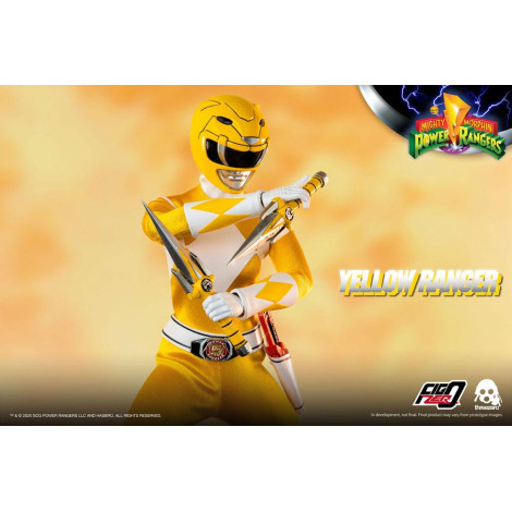 Ranger Amarelo Mighty Morphin Mighty Morphin Power Rangers 30 cm Figura FigZero