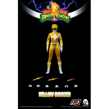 Ranger Amarelo Mighty Morphin Mighty Morphin Power Rangers 30 cm Figura FigZero