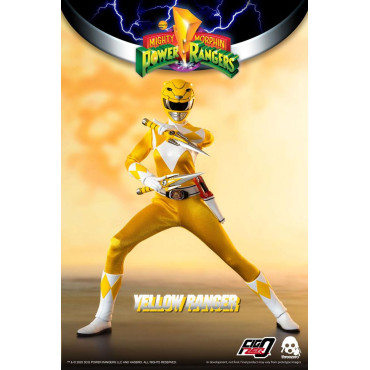 Ranger Amarelo Mighty Morphin Mighty Morphin Power Rangers 30 cm Figura FigZero