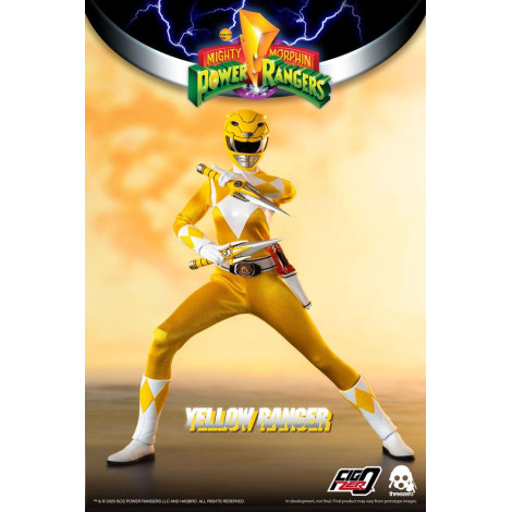 Ranger Amarelo Mighty Morphin Mighty Morphin Power Rangers 30 cm Figura FigZero