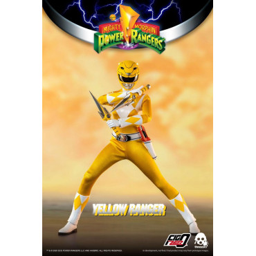 Ranger Amarelo Mighty Morphin Mighty Morphin Power Rangers 30 cm Figura FigZero