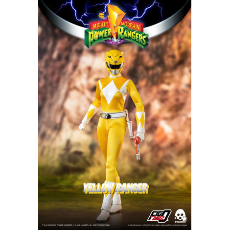 Ranger Amarelo Mighty Morphin Mighty Morphin Power Rangers 30 cm Figura FigZero