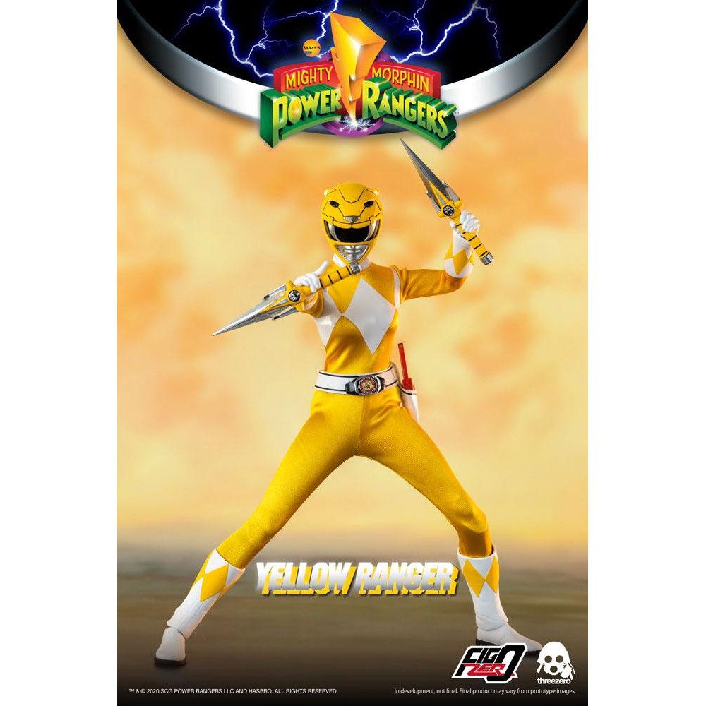 Ranger Amarelo Mighty Morphin Mighty Morphin Power Rangers 30 cm Figura FigZero