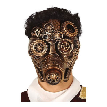 Máscara de equipamento Steampunk