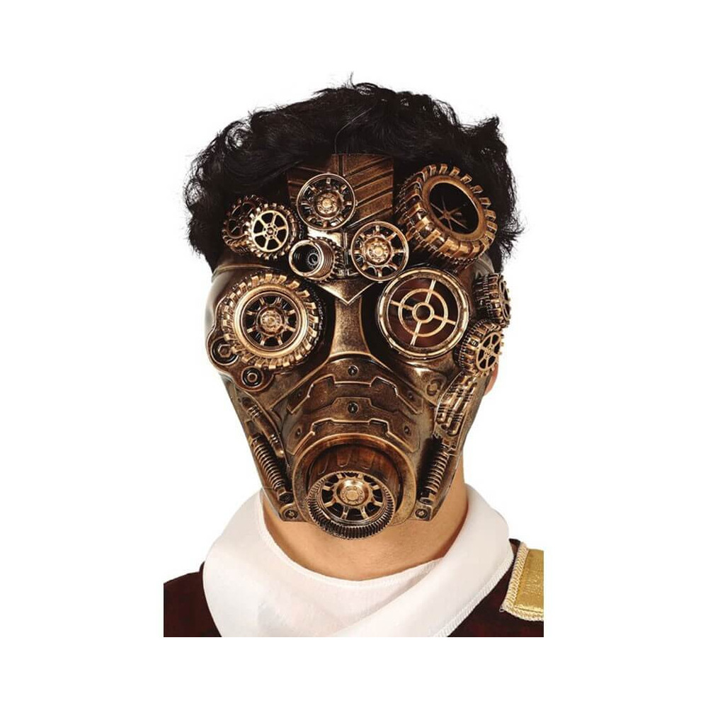 Máscara de equipamento Steampunk