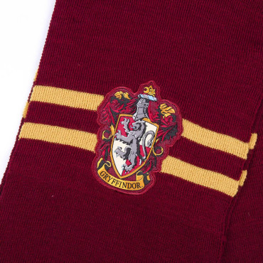 Conjunto de chapéu e cachecol Harry Potter Gryffindor