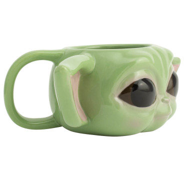 A Criança A Caneca 3D Mandaloriana