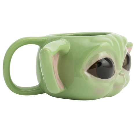 A Criança A Caneca 3D Mandaloriana