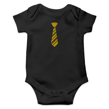 Fato de bebé uniforme Hufflepuff Harry Potter