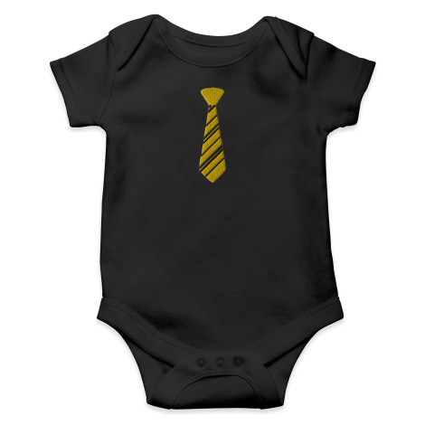 Fato de bebé uniforme Hufflepuff Harry Potter