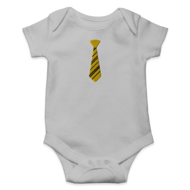 Fato de bebé uniforme Hufflepuff Harry Potter