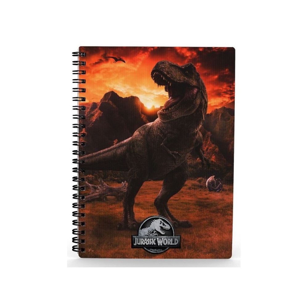 Caderno 3D Jurassic World Into the Wild