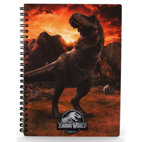 Caderno 3D Jurassic World Into the Wild