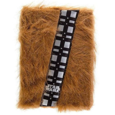 Star Wars Chewbacca Premium A5 Caderno de peluche Chewbacca