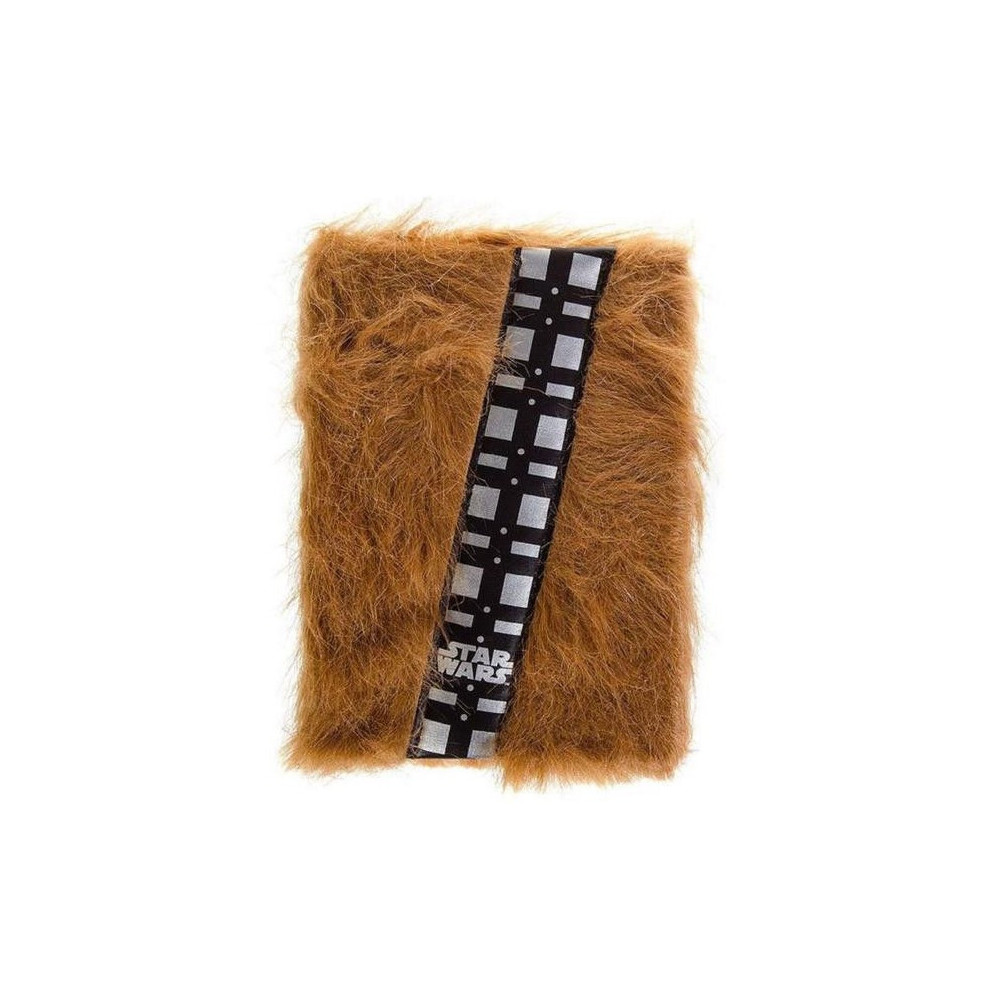 Star Wars Chewbacca Premium A5 Caderno de peluche Chewbacca