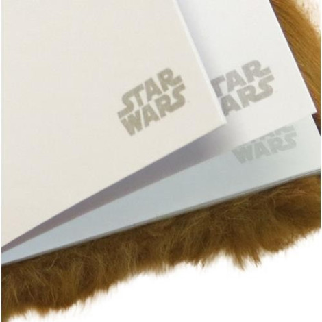 Star Wars Chewbacca Premium A5 Caderno de peluche Chewbacca