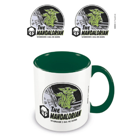 Caneca colorida Mandalorian Wherever I Go