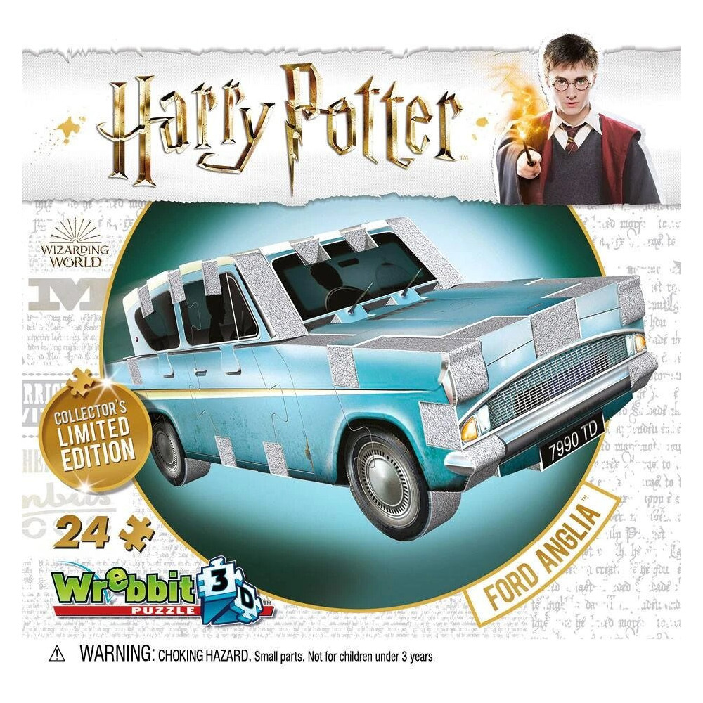 Puzzle 3D Harry Potter Carro Ford Anglia