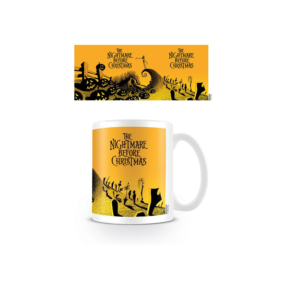 Caneca do cemitério de Nightmare Before Christmas